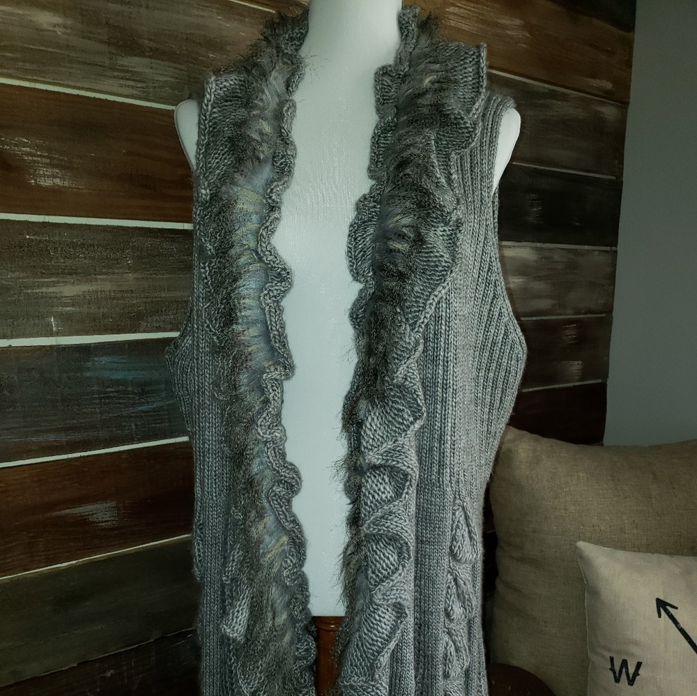 *Dress Barn* plus size cable knit cardigan